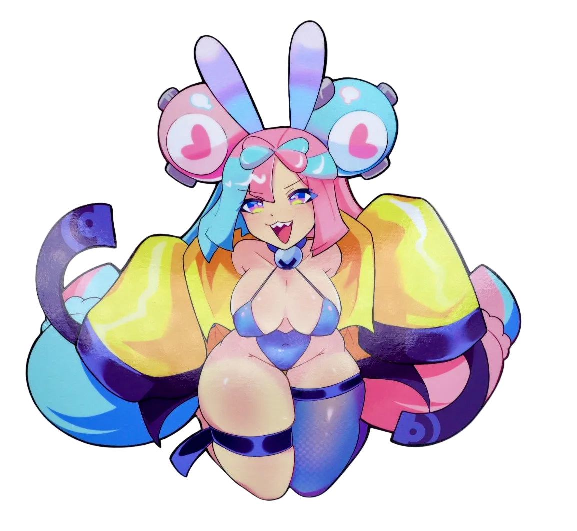 Cyber poke princess sticky
